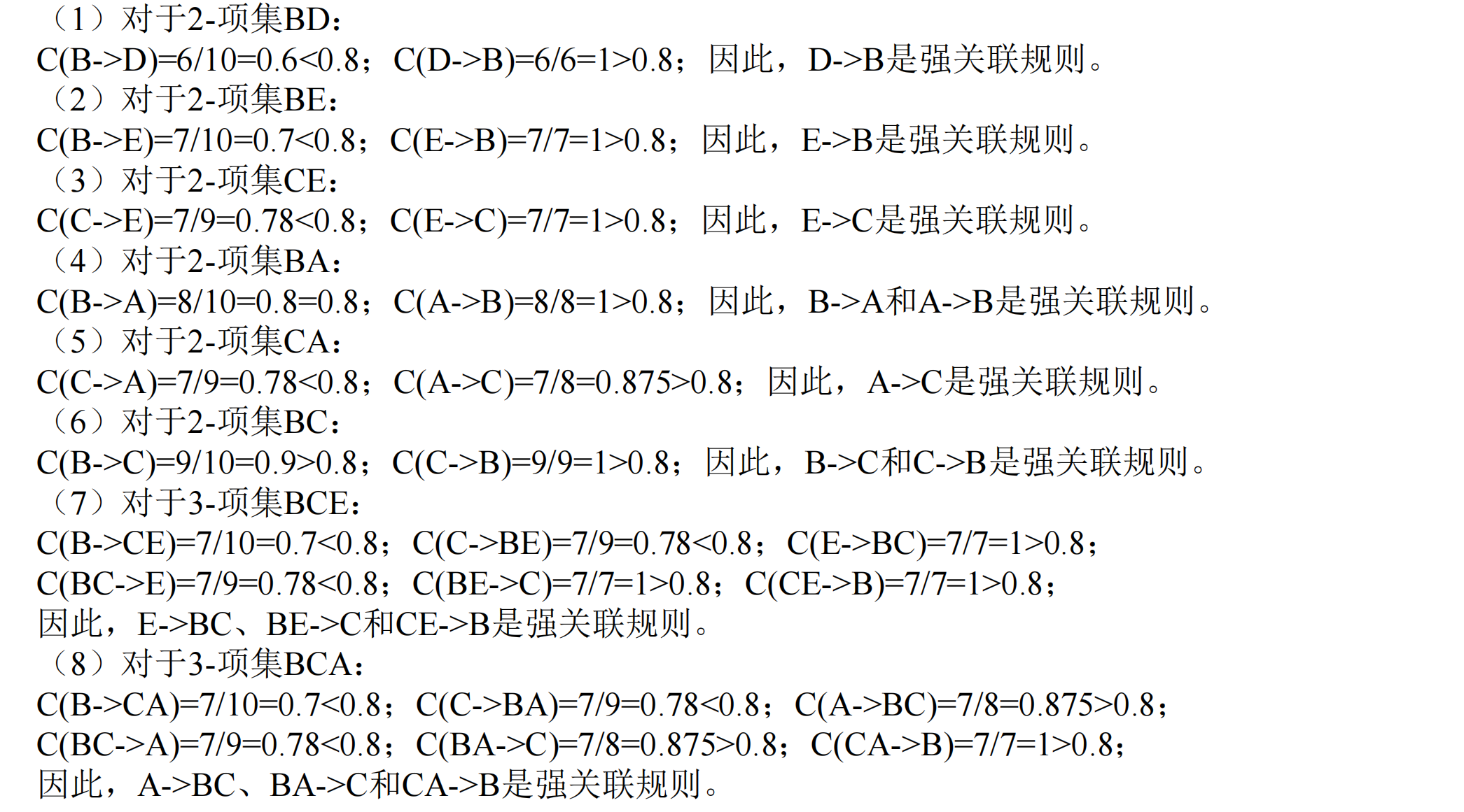 FP_growth算法例子